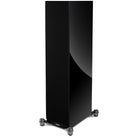 Paradigm Premier 820F V2 Floorstanding Speaker - Each piano black angled front view with grille