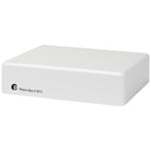 Pro-Ject Phono Box E BT 5 Bluetooth Phono Preamplifier - white - front view angled left