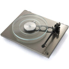 Rega Planar 6 RS Special Edition Turntable - high-angle three-quarter view with no dustcover or record mat