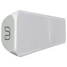 Bluesound Pulse Soundbar+ Wireless Streaming Sound System - White - front and side view angled right