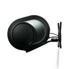 Devialet Phantom Ultimate 98 dB High-End Connected Speaker - Deep Forest - single speaker on Devialet Gecko wall mount facing left