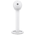 Devialet Phantom Ultimate 108 dB High-End Connected Speaker - Light Pearl - speaker on Devialet Tree stand facing left