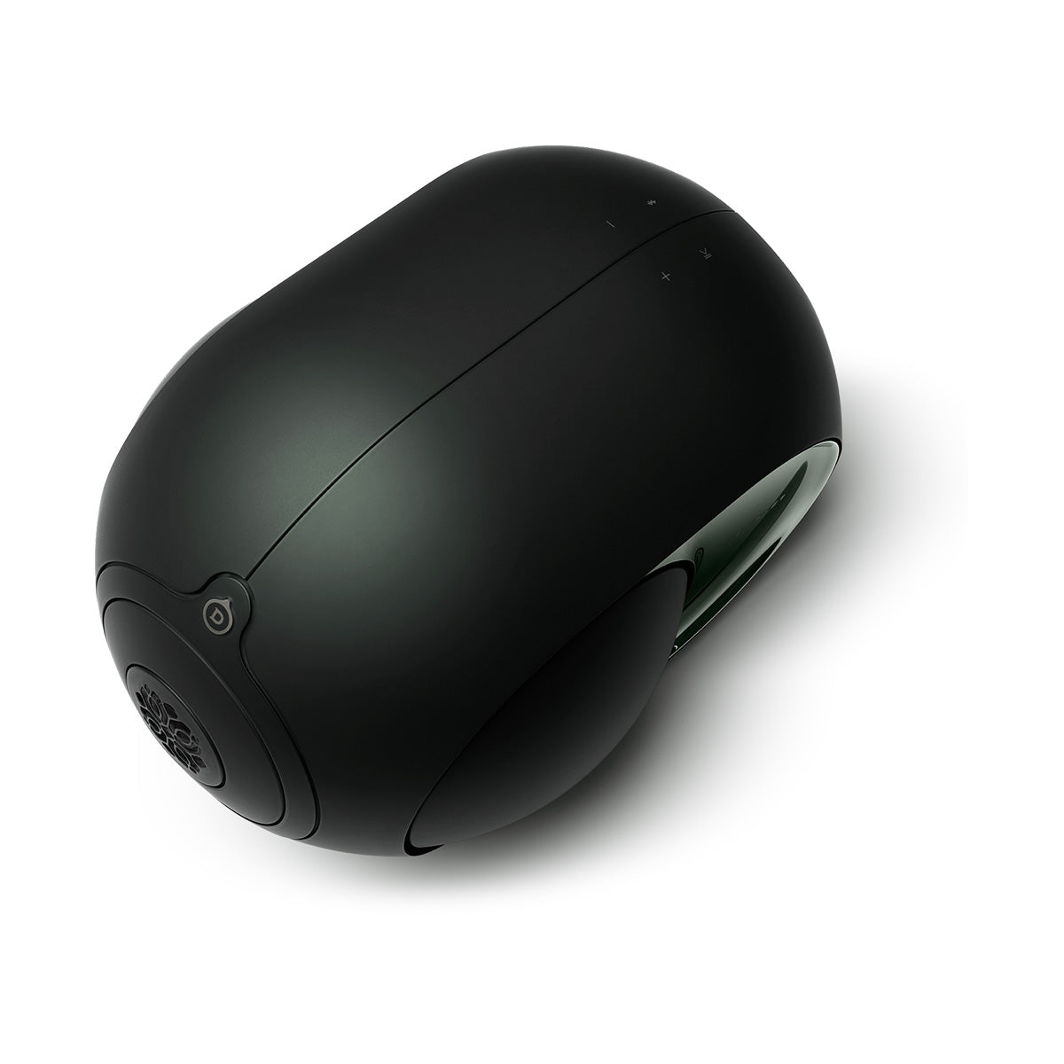 Devialet Phantom Ultimate 108 dB High-End Connected Speaker - Deep Forest - top view facing left