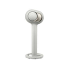 Devialet Phantom Ultimate 108 dB High-End Connected Speaker - Light Pearl - speaker on Devialet Tree stand facing left