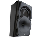 Perlisten Audio A2s On-Wall Surround Speaker - Matte Black - single speaker front view angled right
