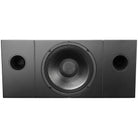 Ascendo Audio The10 Passive LED Phantom Voice On-Wall Loudspeaker - Black/Black Grille - Each front view without grille