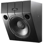 Ascendo Audio The10 Passive Wedge 30 On-Wall Loudspeaker - Black/Black Grille - Each angled front view