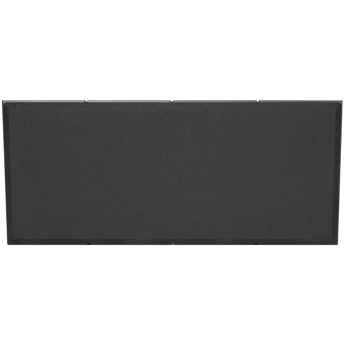Ascendo Audio The10 Passive LED Phantom Voice On-Wall Loudspeaker - Black/Black Grille - Each front view with grille