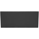 Ascendo Audio The10 Passive LED Phantom Voice On-Wall Loudspeaker - Black/Black Grille - Each front view with grille