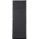 Ascendo Audio The6 Passive Narrow On-Wall Loudspeaker - Black/Black Grille - Each front view with grille