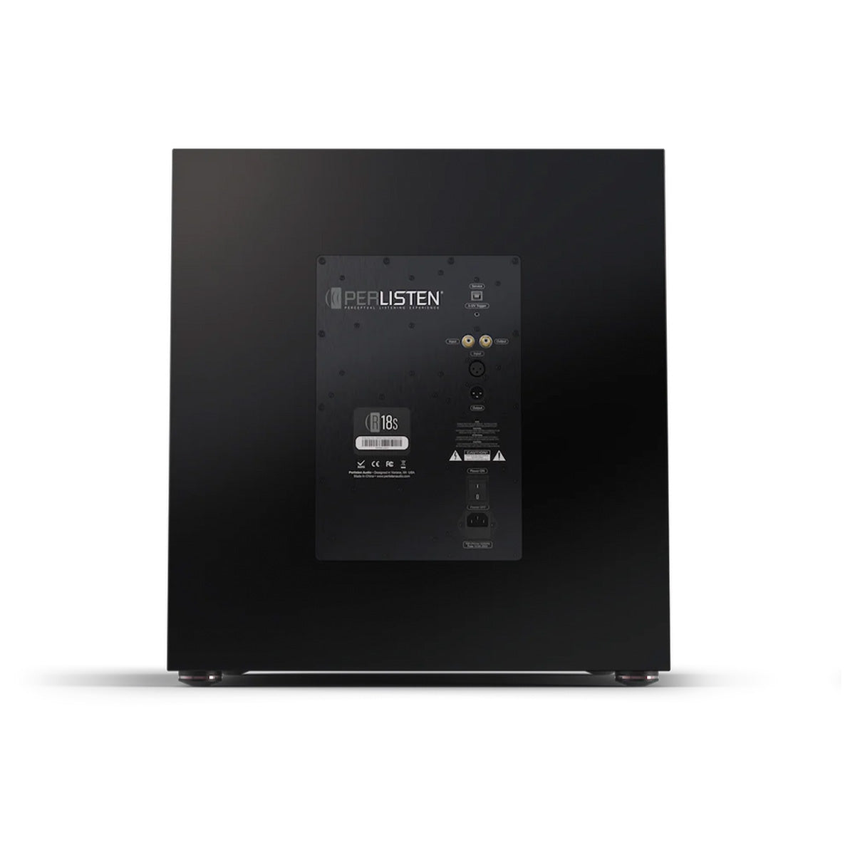 Perlisten Audio R18s Sealed Subwoofer - rear view