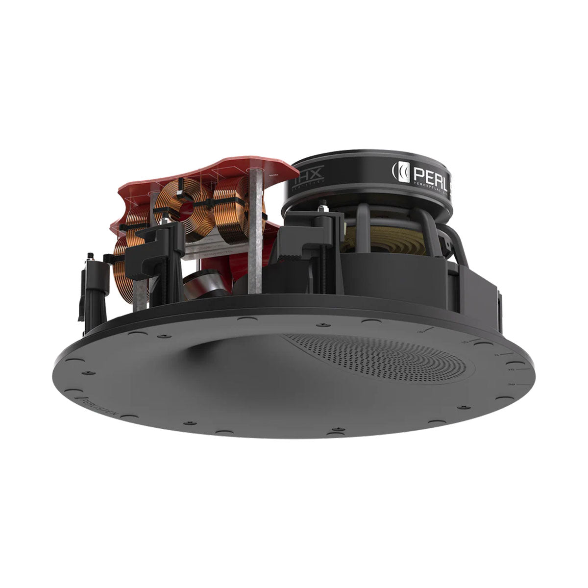 Perlisten Audio R2ic In-Ceiling Speaker - face down ceiling view without grille