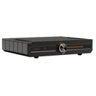 Angled front view of Roksan Caspian 4G Streaming Amplifier in the color black