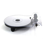 Rega Replay Turntable - front view with dustcover