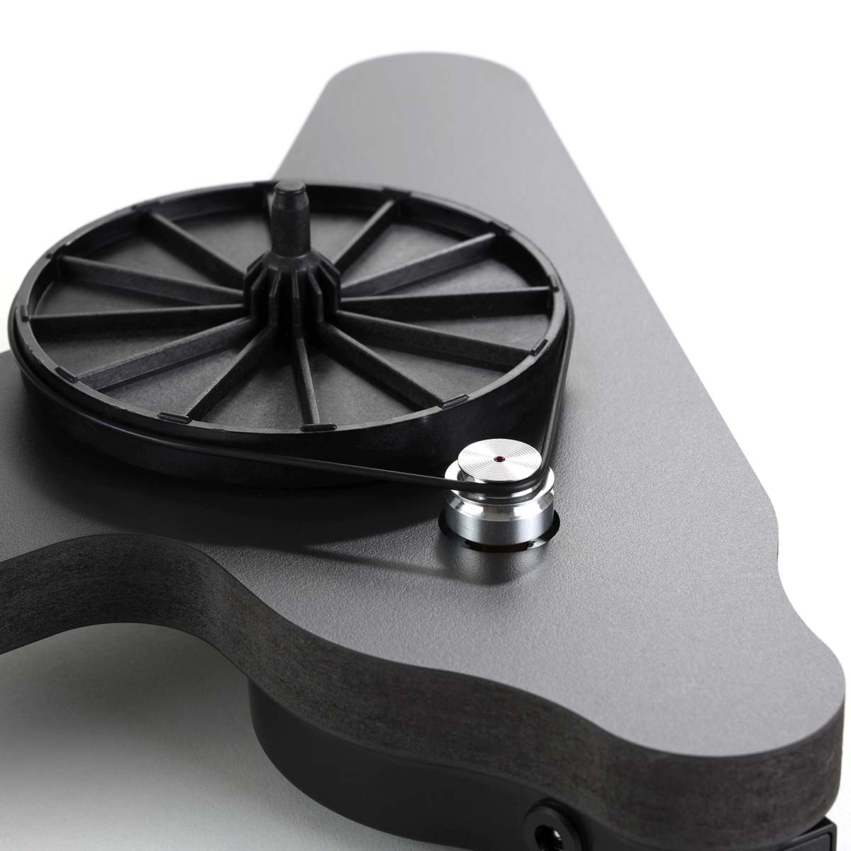 Rega Replay Turntable - detail of belt drive