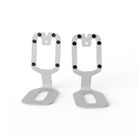 Kanto SU2 Uki & Ora Speaker Stands - white pair - front view