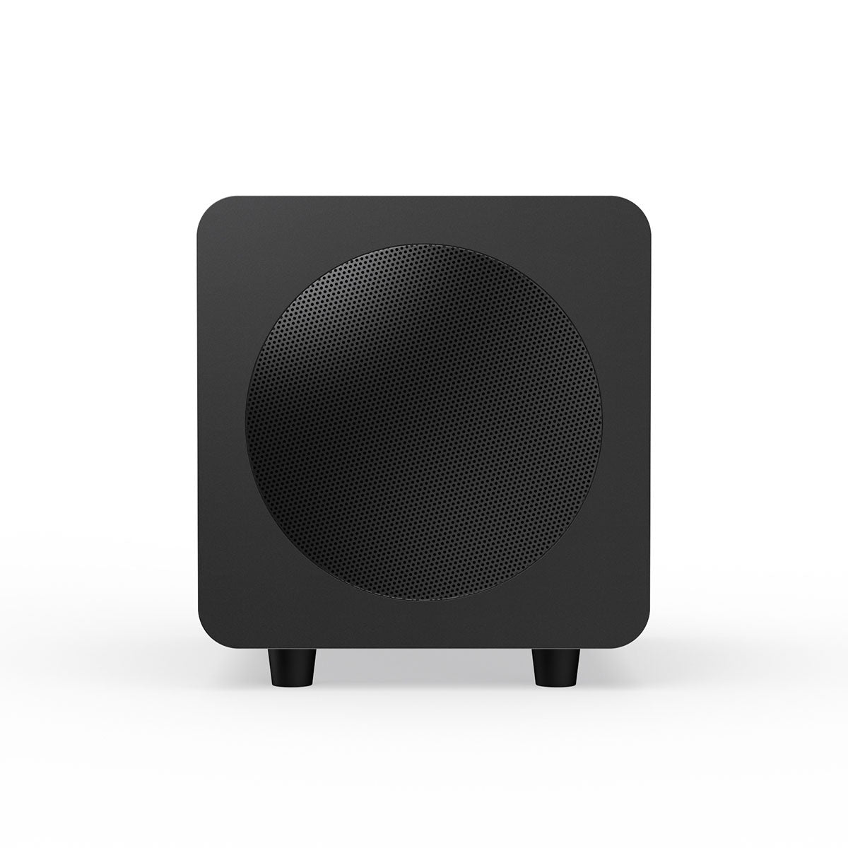Kanto SUB6 Powered Subwoofer - matte black - front view