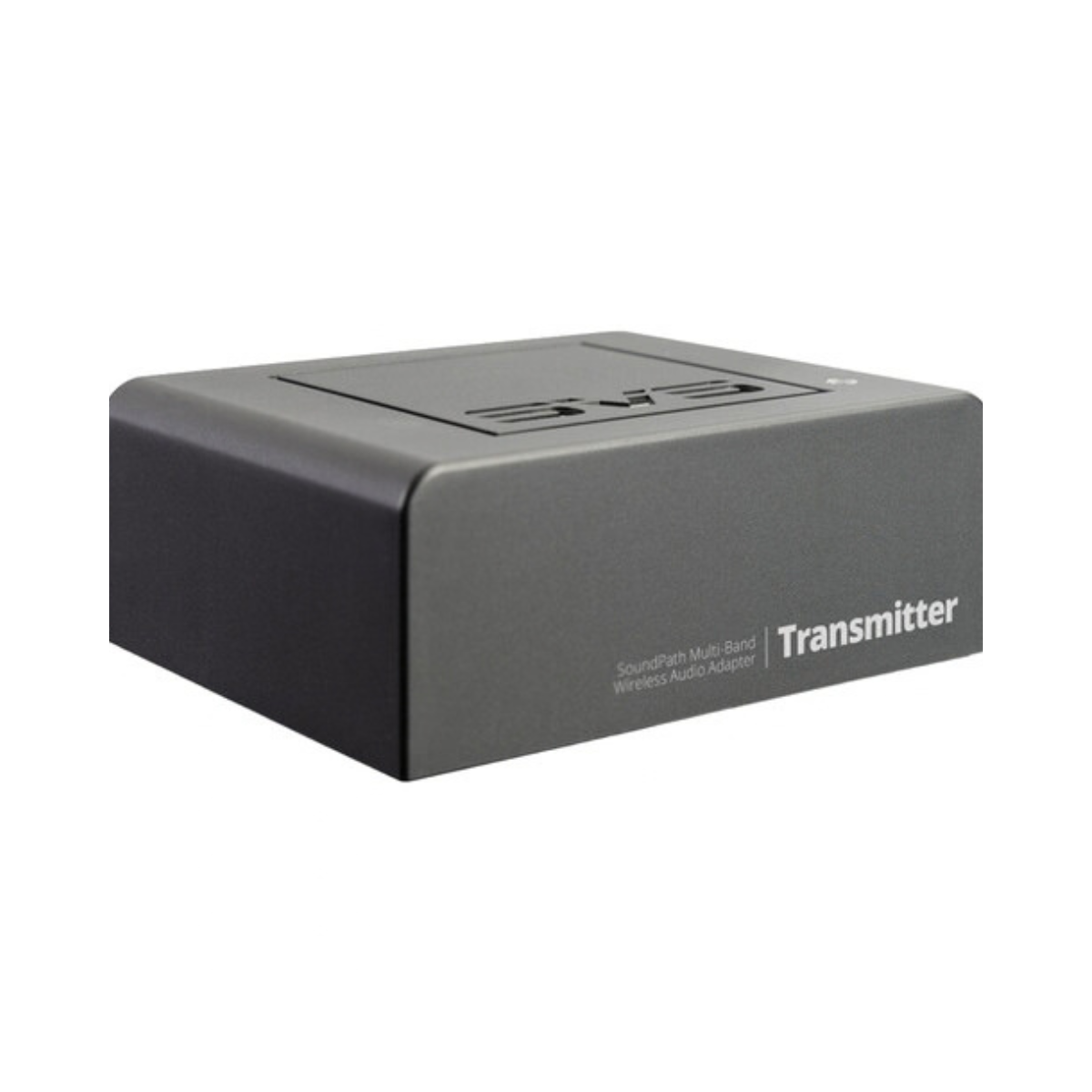 A dark gray SVS SoundPath Multi-Band Wireless Audio Adapter box on a plain white background.