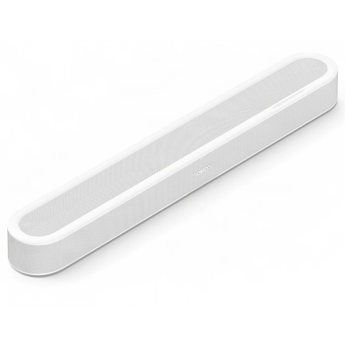 Sonos Beam Ultra Soundbar - white - front and top view angled right