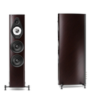 Two Sonus Faber Olympica III G3 Floor Standing Speakers shown on a white background, one facing forward with visible front drivers and the other showing the side profile.