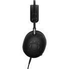 A black over-ear Sony gaming headset with a circular speaker grille and a visible 'INZONE' text on the headband attachment, shown against a solid white background.
