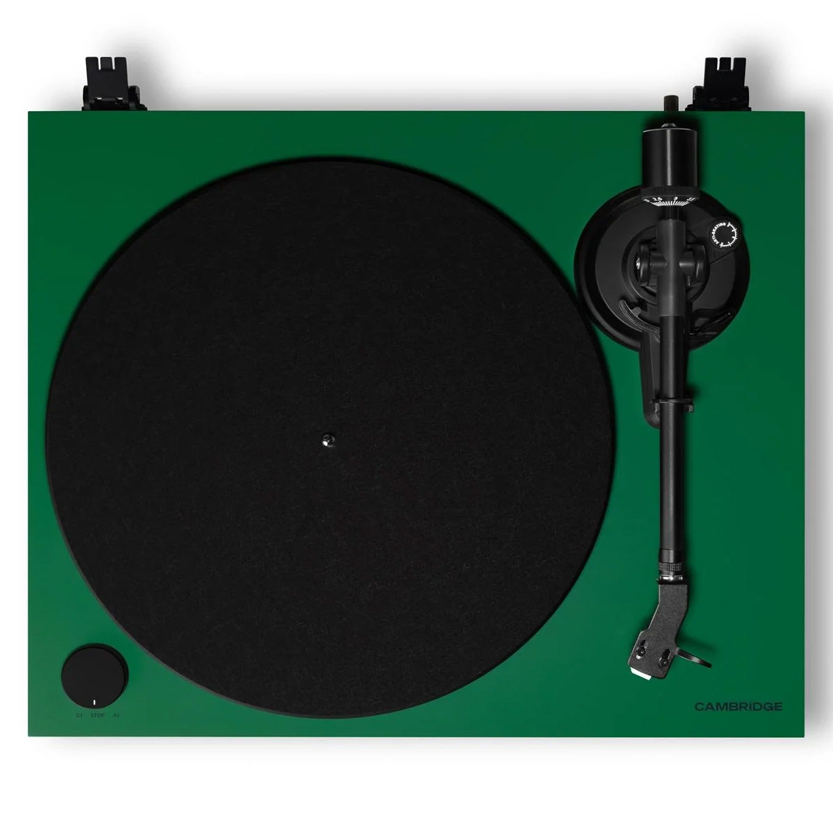 Cambridge Audio Spira Bluetooth Turntable Green top view