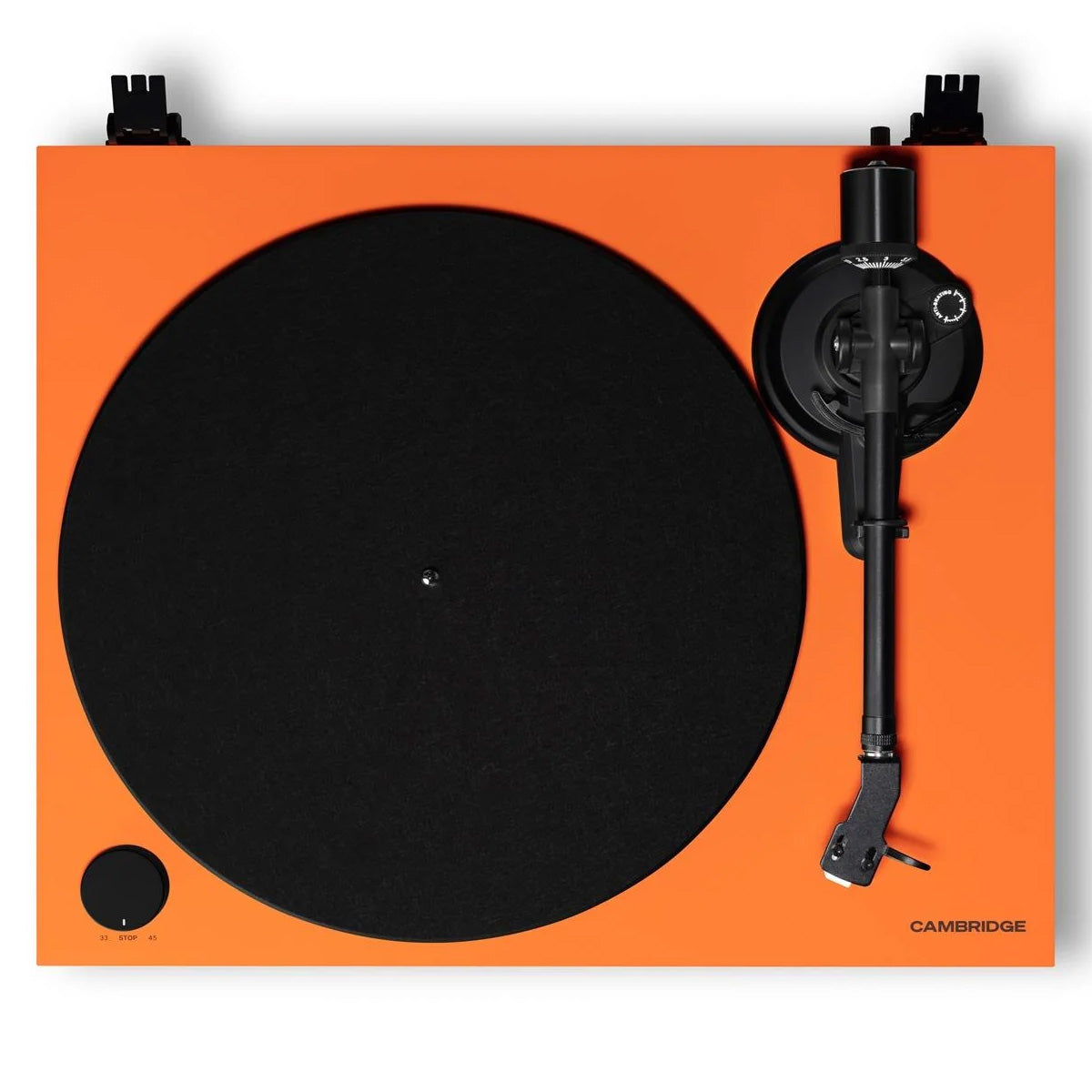 Cambridge Audio Spira Bluetooth Turntable Orange top view
