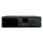 Lyngdorf TDAI-3400 Flagship Digital Integrated Amplifier with RoomPerfect front view in rack mount