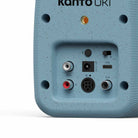 Kanto UKI Compact Desktop Speakers - Cornflower - zoomed view of rear components