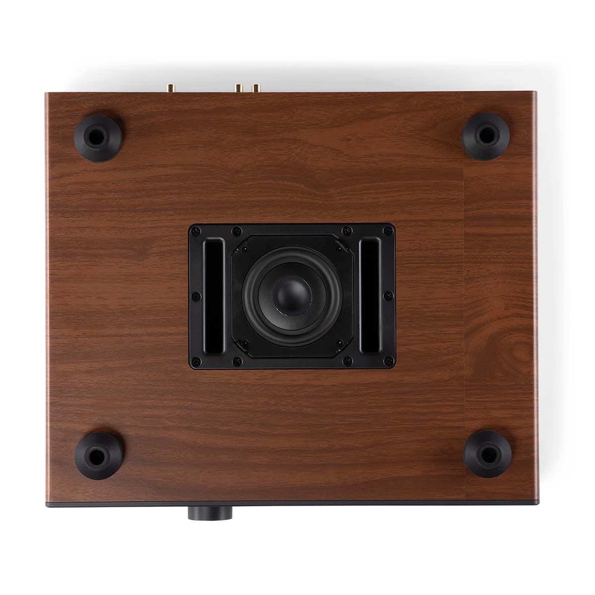 Victrola Soundstage Speaker System - Walnut - bottom view