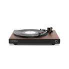 Victrola Wave Bluetooth Turntable - walnut without dust cover - front view