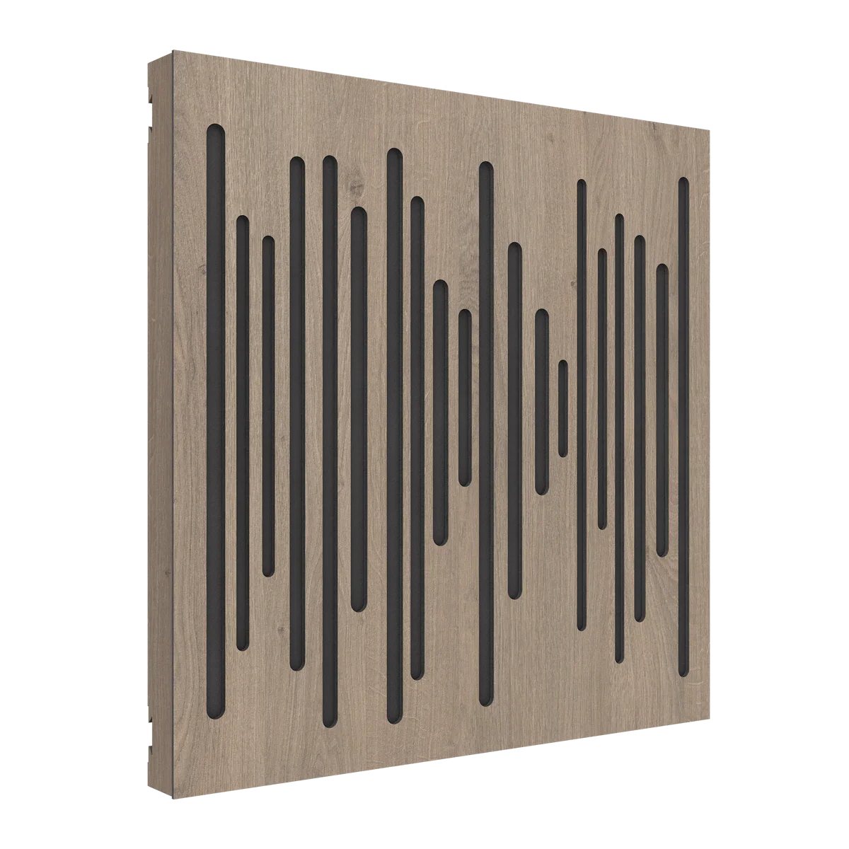 Vicoustic VicPattern Ultra Wavewood MKII Acoustic Panel - Box of 3 in brown oak