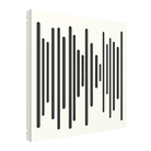 Matte white Vicoustic VicPattern Ultra Wavewood MKII Acoustic Panel - Box of 3