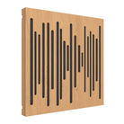 Vicoustic VicPattern Ultra Wavewood MKII Acoustic Panel - Box of 3 in natural oak