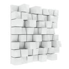 Vicoustic Multifuser Wood MKII Two-dimensional Sound Diffuser Panel - Unit of 1 in matte white