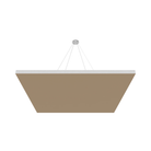 Vicoustic ViCloud VMT Flat Square Ceiling Suspension in Colors - Box of 4 in beige