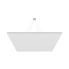 Vicoustic ViCloud VMT Flat Square Ceiling Suspension in Colors - Box of 4 in white