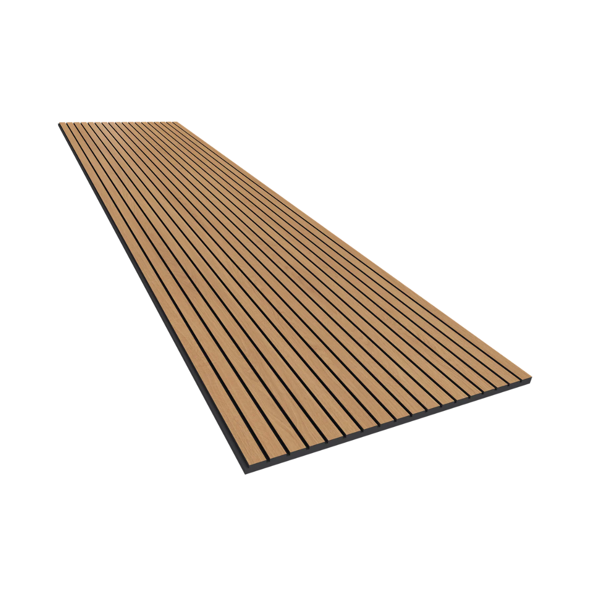 Vicoustic VicStrip 240CM Slat Panels - Box of 2 in Natural Oak / Black PET