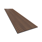 Vicoustic VicStrip 240CM Slat Panels - Box of 2 in Natural Walnut / Black PET