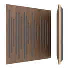 Vicoustic Wavewood Ultra Lite Absorption Panel in dark walnut
