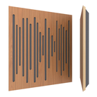 Vicoustic Wavewood Ultra Lite Absorption Panel in locarno cherry