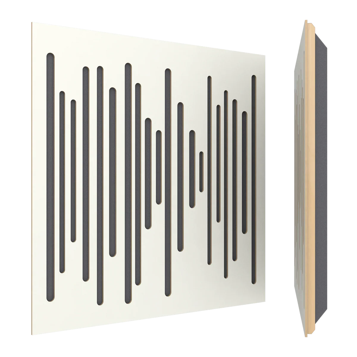 Vicoustic Wavewood Ultra Lite Absorption Panel in matte white