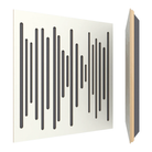 Vicoustic Wavewood Ultra Lite Absorption Panel in matte white