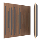 Vicoustic Wavewood Ultra Lite Absorption Panel in natural walnut