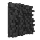 Black Vicoustic Cinema Multifuser DC4 Acoustic Diffuser Panel - Box of 4 