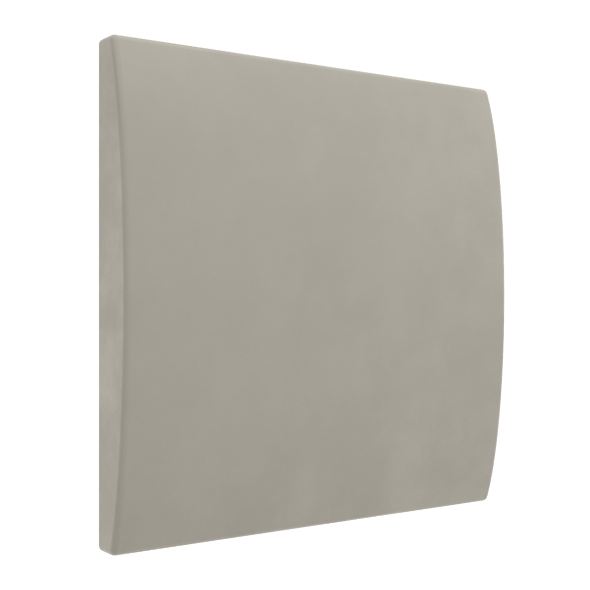 A square, light grey Vicoustic Cinema Round Premium Broadband Sound Absorber Acoustic Panel