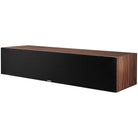 Paradigm Premier 620C V2 Center Channel Speaker - Each walnut angled front view with grille