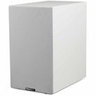 Paradigm Premier 120B V2 Bookshelf Speaker - Each satin white angled front view with grille