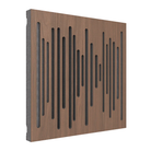 Dark Walnut Vicoustic Wavewood Diffuser Ultra MKII Panels - Box of 3