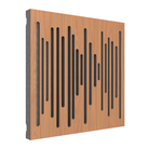 Locarno Cherry Vicoustic Wavewood Diffuser Ultra MKII Panels - Box of 3
